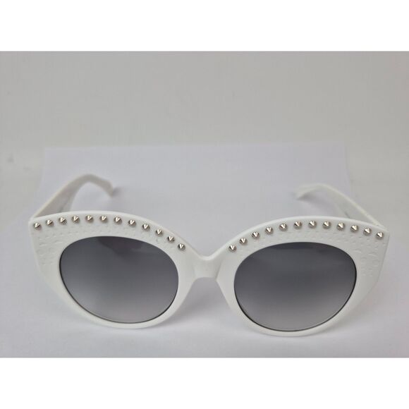 Azzedine Alaïa Women\'s White AA0025S 003 Studded Sunglasses main image 4